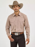 WRANGLER® WESTERN LONG SLEEVE WESTERN SNAP 75742TN