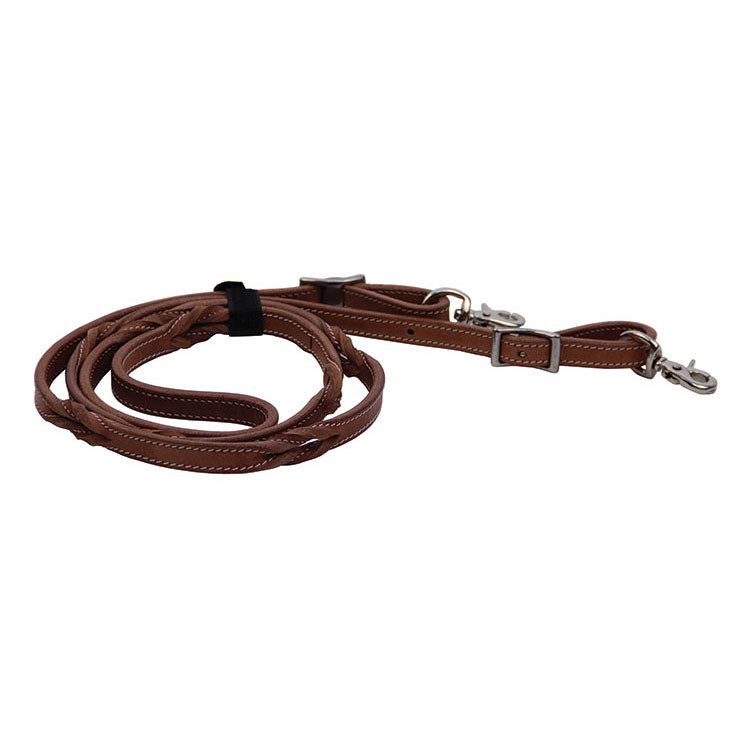 7942 ROPING REINS W/TWIST + TRIGGER SNAPS