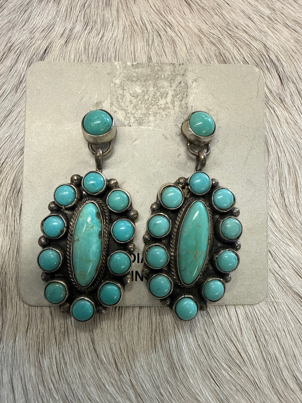 Turquoise Drop Earrings 110923