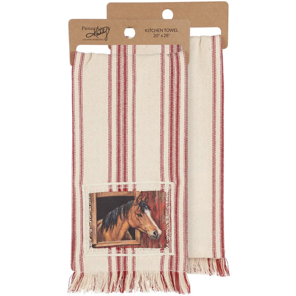 116184 BUCKSKIN HORSE KITCHEN TOWEL