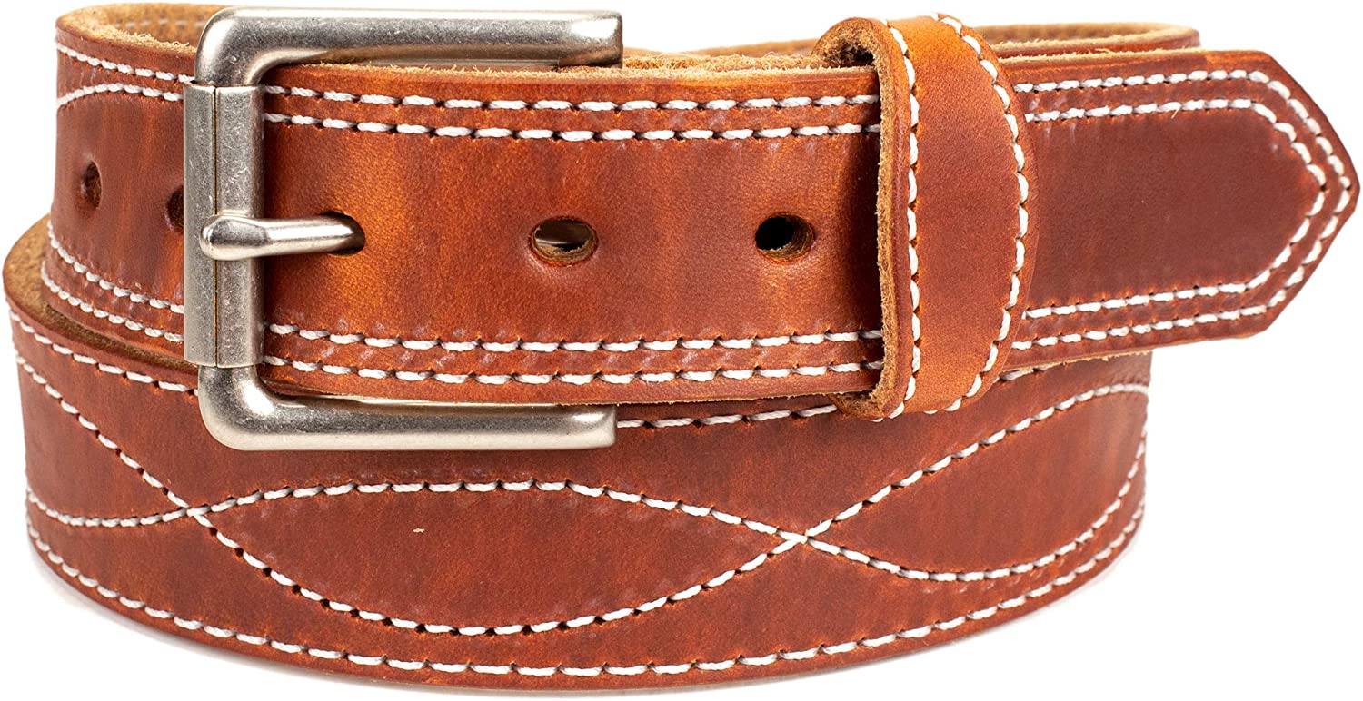 GINGERICH BELTS MEN'S  LEATHER BELT 8018-36