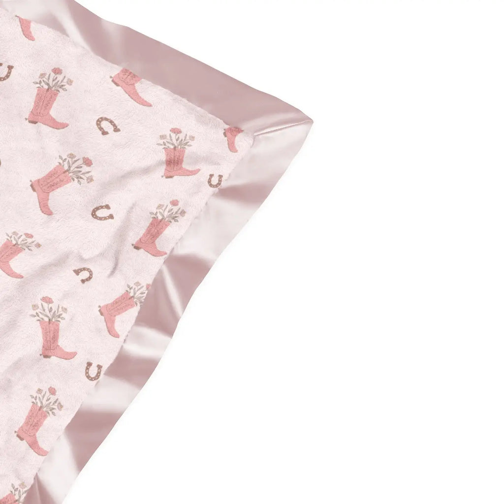 Reversible Baby Blanket Bloomin' Boot JF32015BBT