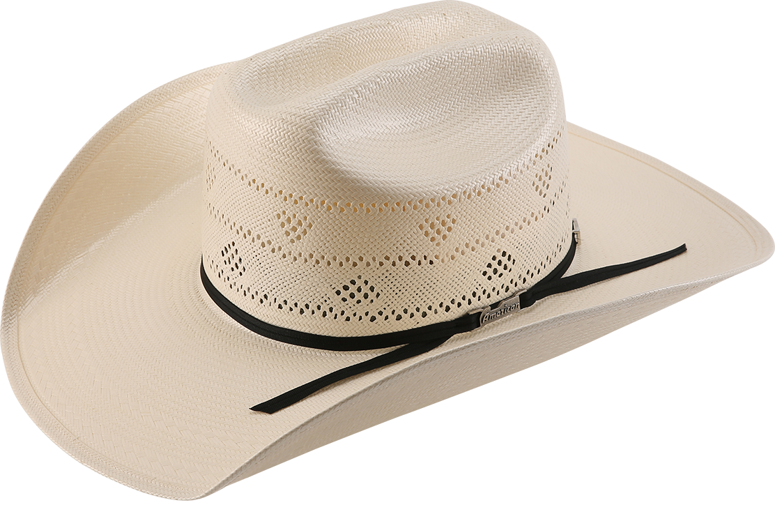 American Hat Co: 8200 2CBLK 4 1/4” Brim