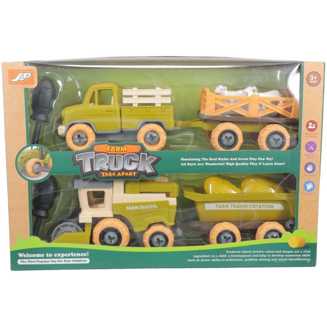 TOY TRUCK & COMBINE SET 87-96009
