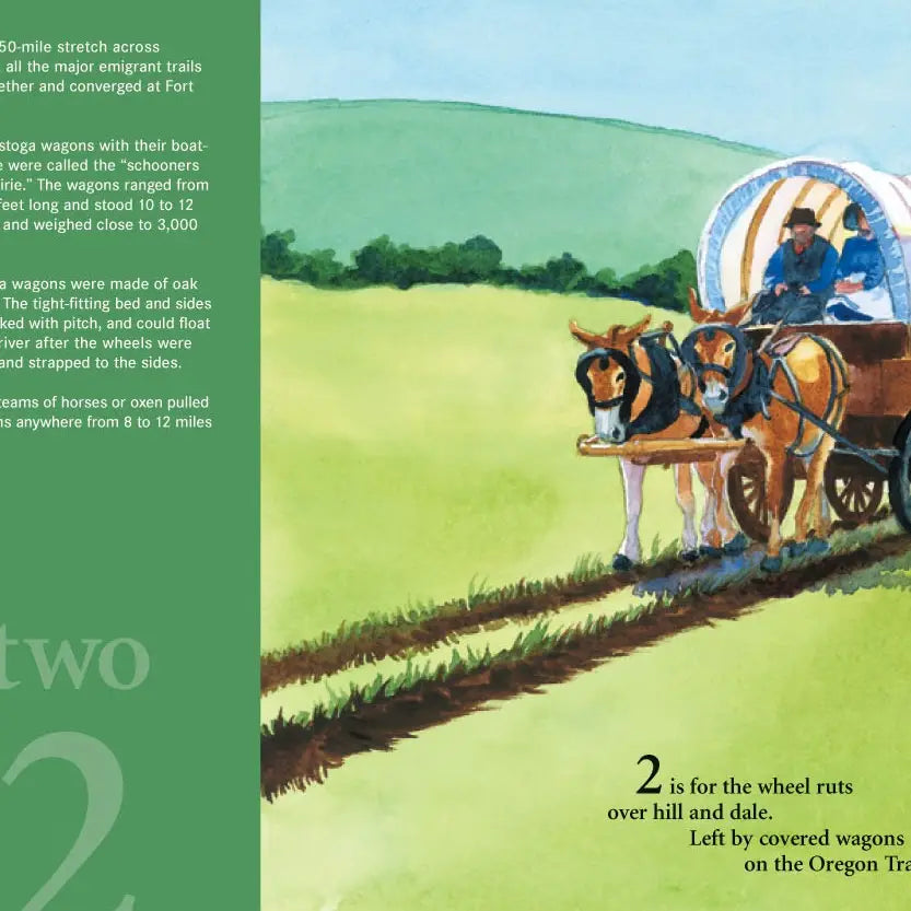 Four Wheels West: A Wyoming Number Book