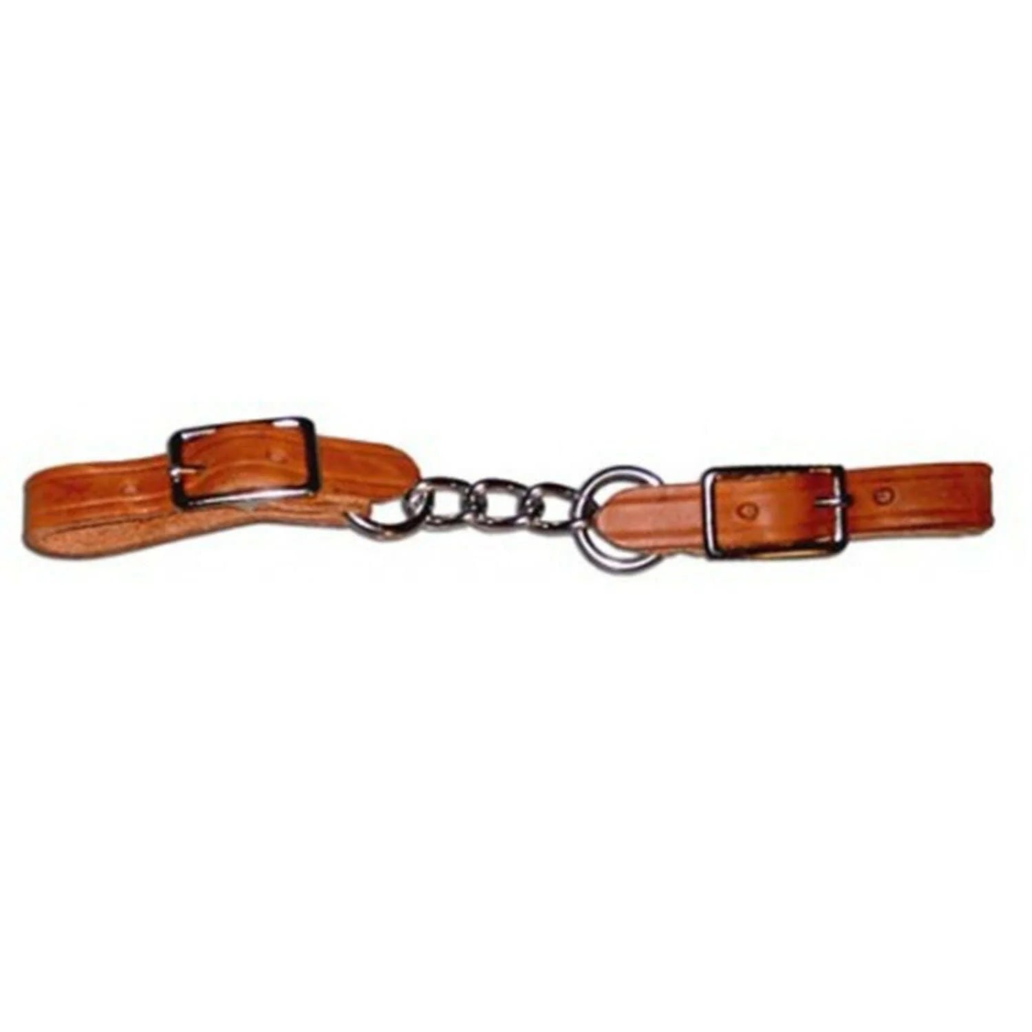 BERLIN CUSTOM LEATHER HARNESS SINGLE CHAIN CURB STRAP H420C