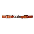 BERLIN CUSTOM LEATHER HARNESS LEATHER TWISTED CHAIN CURB STRAP H415B