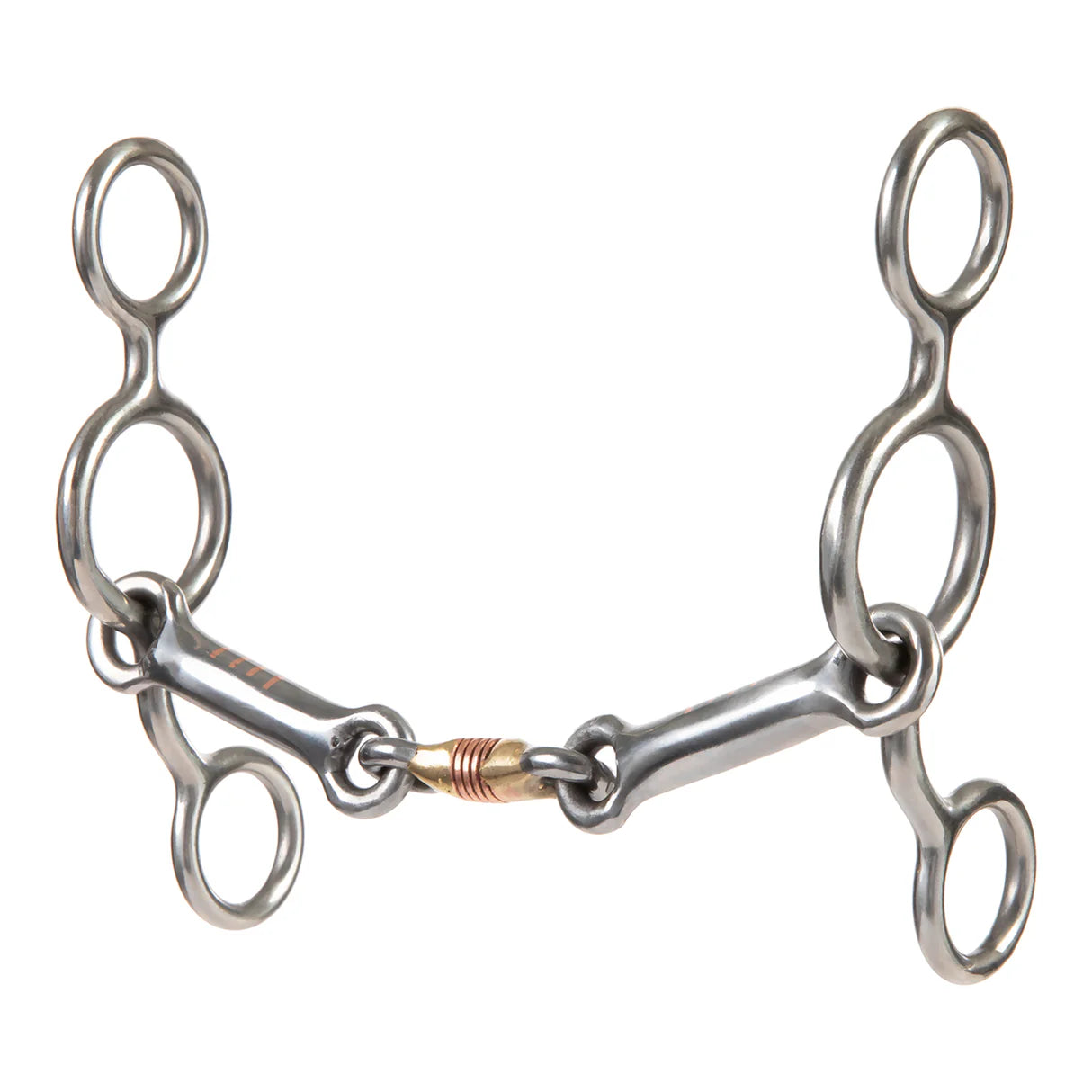 All Purpose Bit with 5" Sweet Iron Copper Wire Wrapped Dogbone Mouth  25-1892