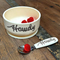 A1574 Fresh & Messy Silicone Suction Bowl & Spoon Set | Howdy