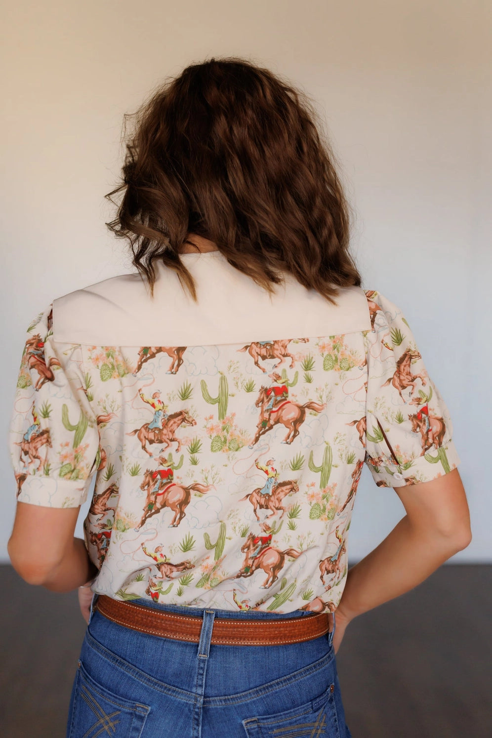 HH3026 CACTUS COWGIRL TOP