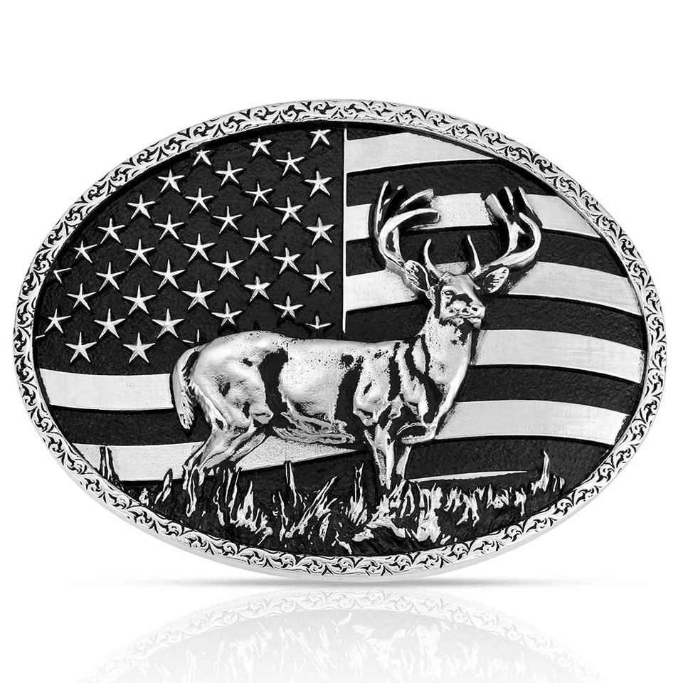 HUNTERS STARS & STRIPES BUCKLE A1087S