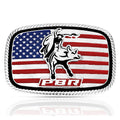 A1090PBR America Loves Bull Riding PBR Buckle