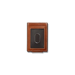 Ariat® Men's Money Clip Basketweave Shield Tan Wallet A3550508