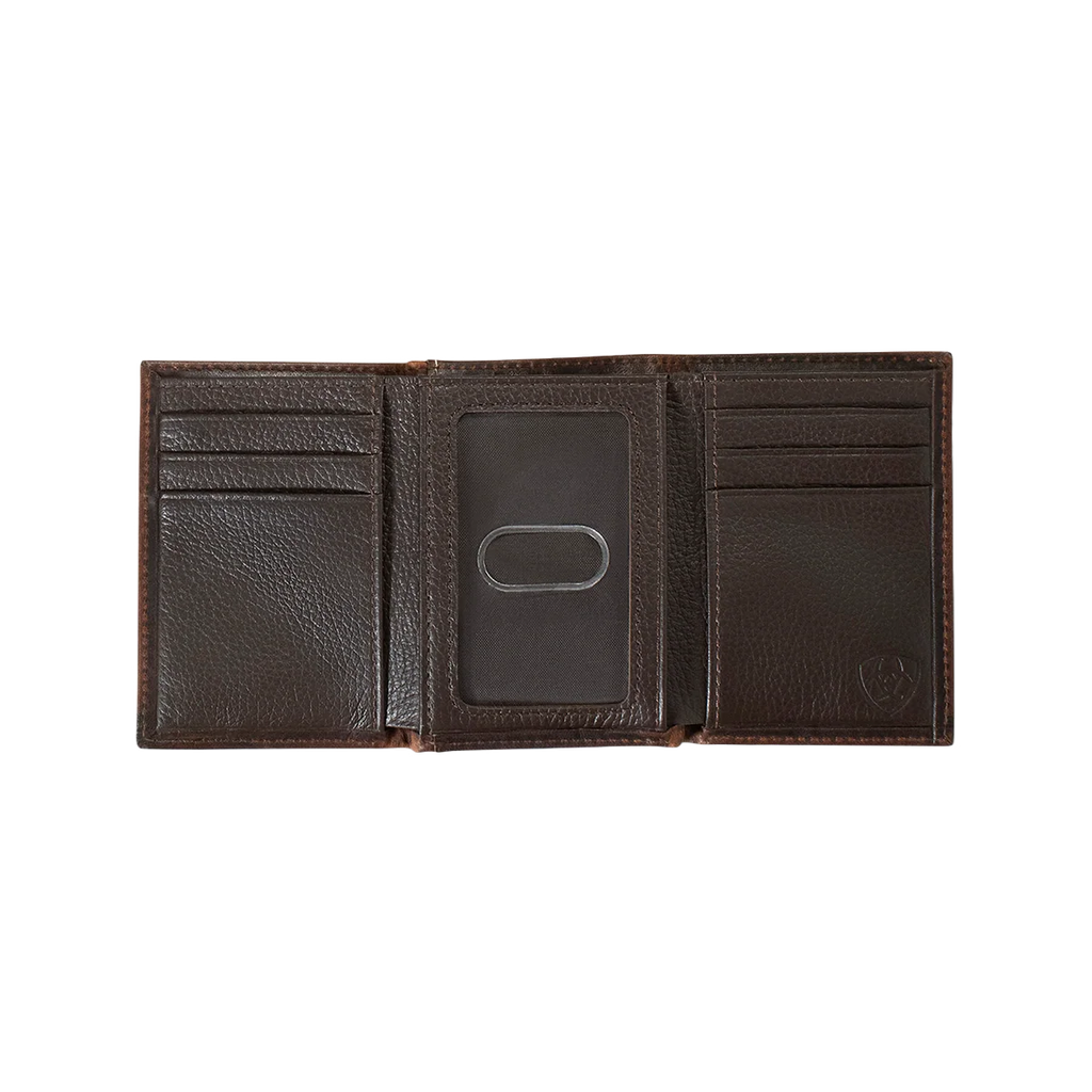 Ariat Distressed American Flag Trifold Wallet A3553934
