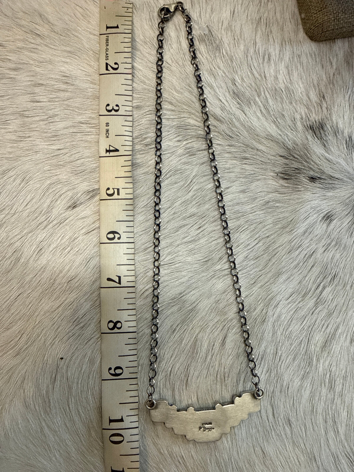 5 Stone Turquoise Necklace 002913
