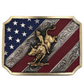 Patriot Bull Rider Attitude Belt Buckle A865