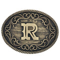 Montana Attitude INITIAL Belt Buckle A915
