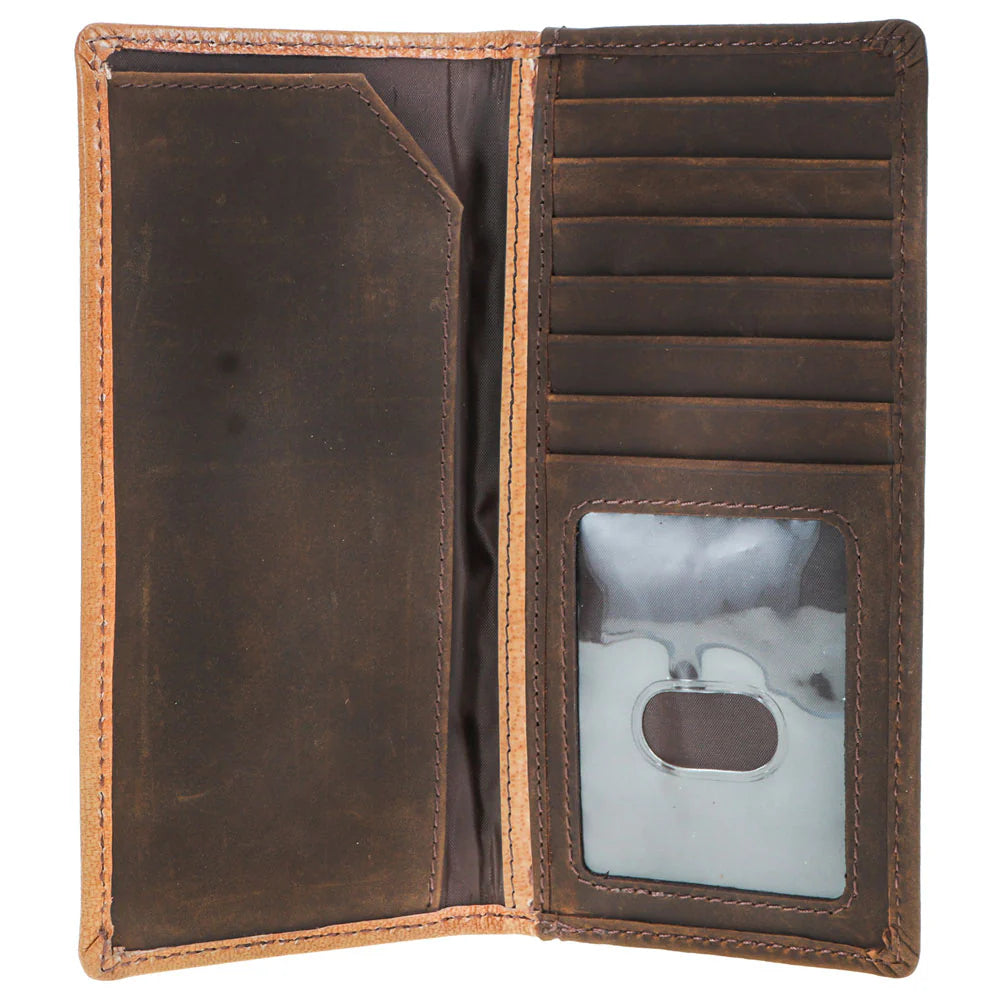HOOEY CLASSIC RODEO WALLET HW038-TNBR