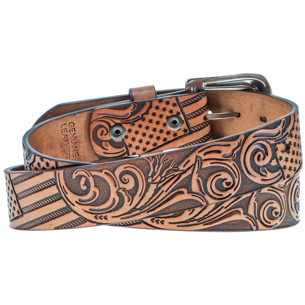 LIBERTY ROPER ACCENTS BELT HMBLT072