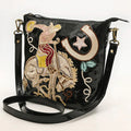American Darling Black Retro Bronc Crossbody ADBGA785