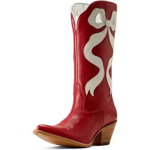Women's Beaux Bow Western Boots - Red 10080306