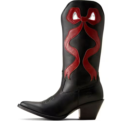 Women's Beaux Bow Western Boots - Black/Red 10080310