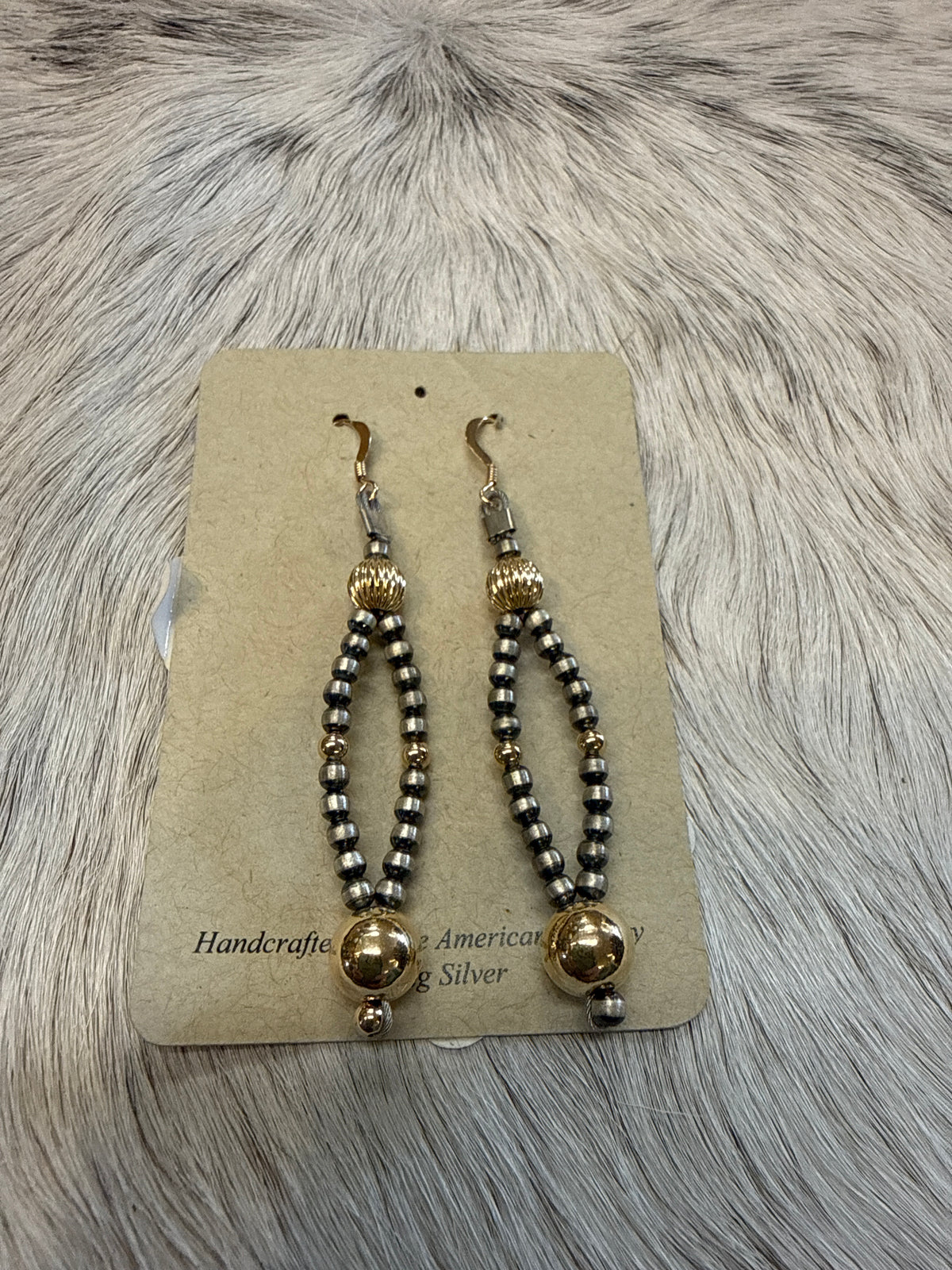 14k Gold & Sterling Earrings