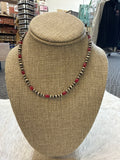 16” red coral pearls 096312