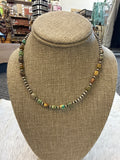 Turquoise square pearls 097152