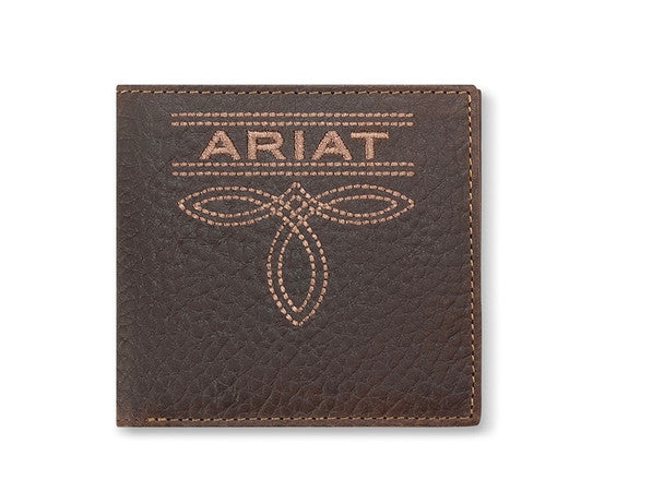 ARIAT BIFOLD BOOT STITCH BROWN - ACCESSORIES WALLET - A3563502
