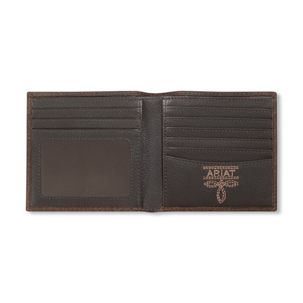 ARIAT BIFOLD BOOT STITCH BROWN - ACCESSORIES WALLET - A3563502