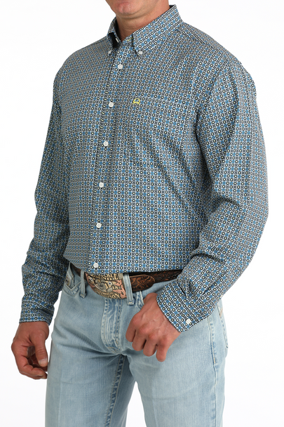 CINCH BLUE ARENAFLEX MENS LONG SLEEVE MTW1862043