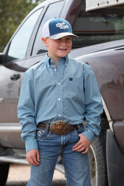 CINCH BOYS LONG SLEEVE SHIRT MTW7060417