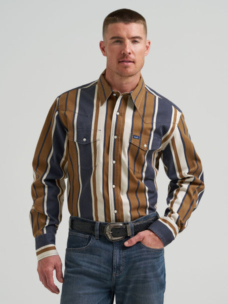 WRANGLER BRUSHPOPPER BROWN/BLUE STRIPE  112385789