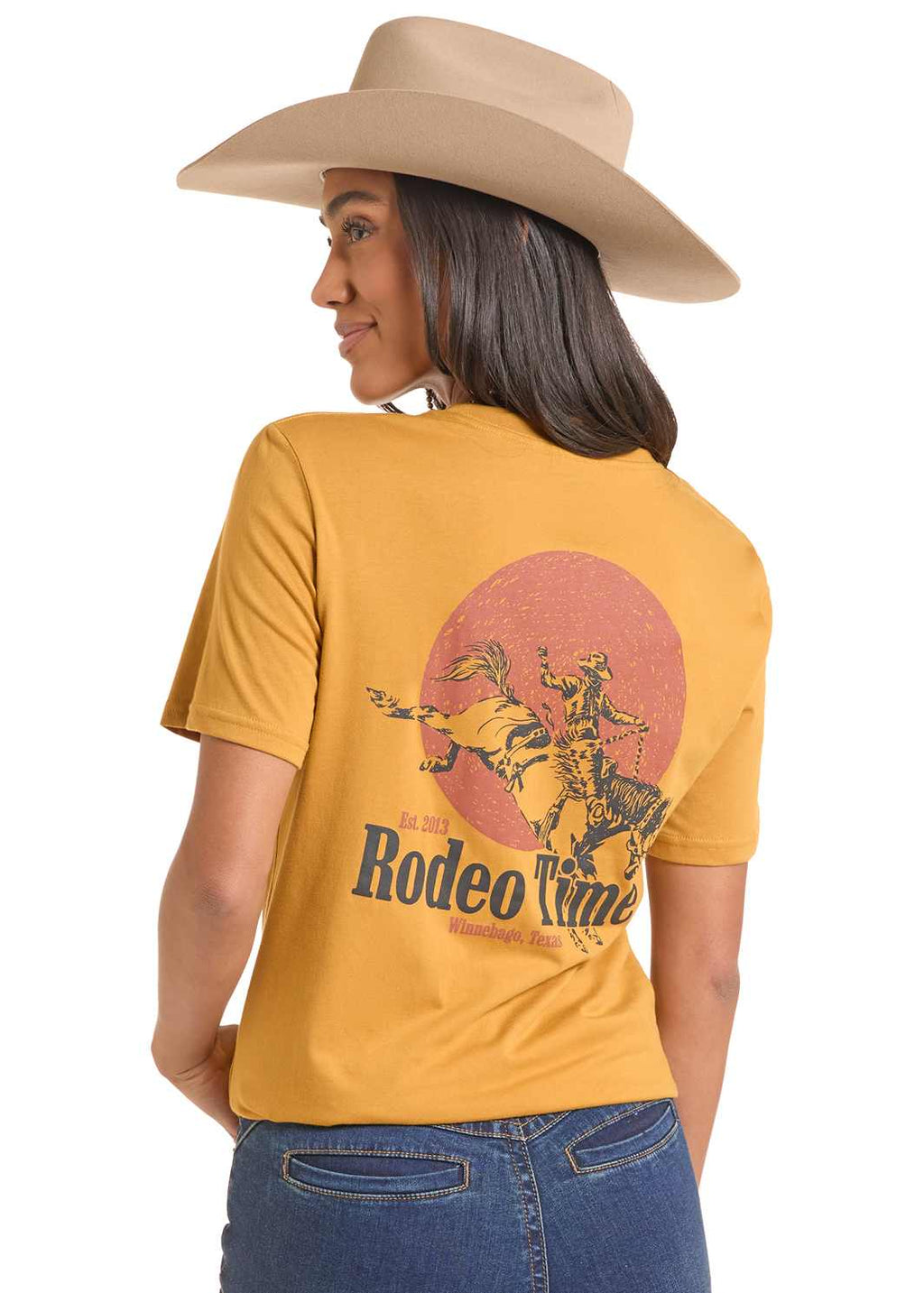ROCK N ROLL DENIM® DALE BRISBY RODEO TIME T-SHIRT UNISEX BU21T10317