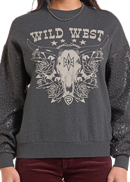 ROCK N ROLL DENIM Graphic Pullover BW91T10294