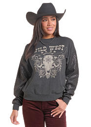 ROCK N ROLL DENIM Graphic Pullover BW91T10294