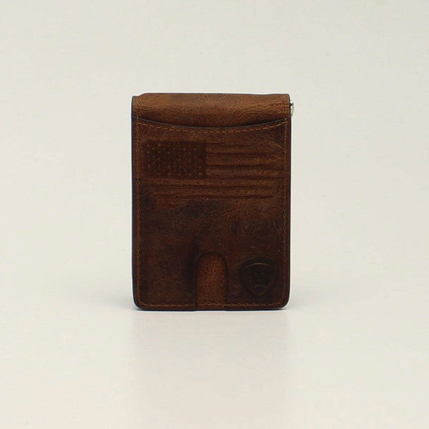 ARIAT BIFOLD MONEY CLIP USA FLAG  A3546002
