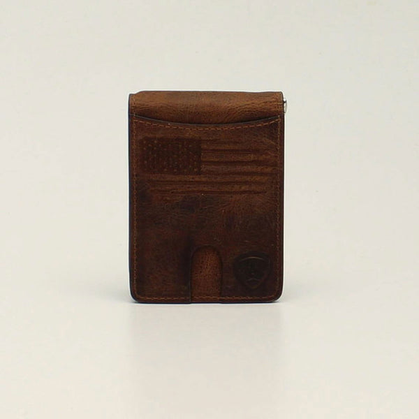 ARIAT BIFOLD MONEY CLIP USA FLAG  A3546002