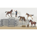 BigTime Barnyard Assorted Foal Set with Panels 5100013