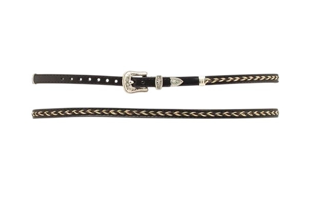 TWISTER BRAID HORSEHAIR HATBAND BLACK 0274801