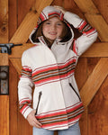 CRUEL CWJ8017001 Girls 3/4 Length Coat Cream