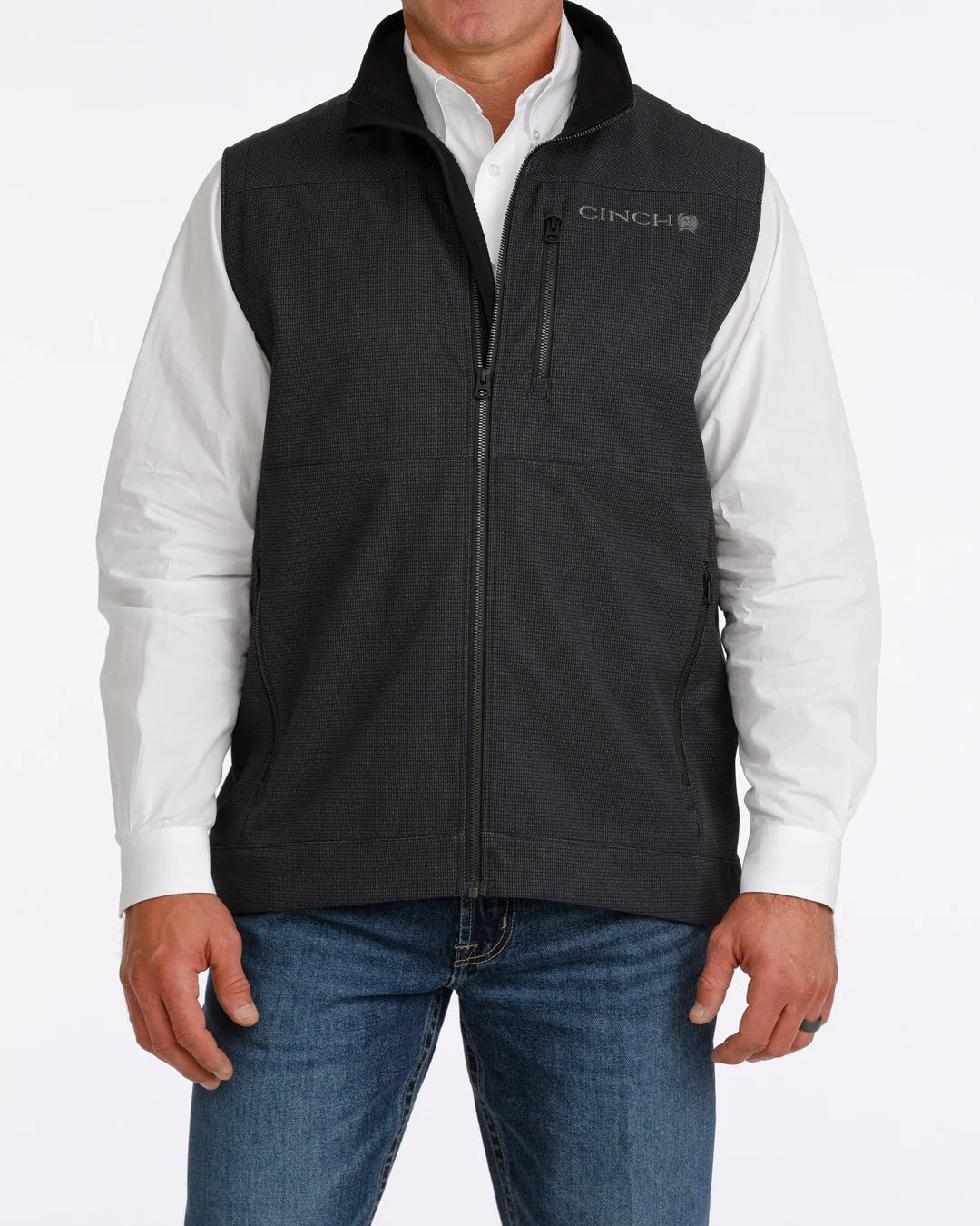 CINCH MWV1515030 Men's Bonded Vest Black
