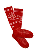 LUCKY CHUCK SOCKS COWBOYS LOVER RED LC12-12168