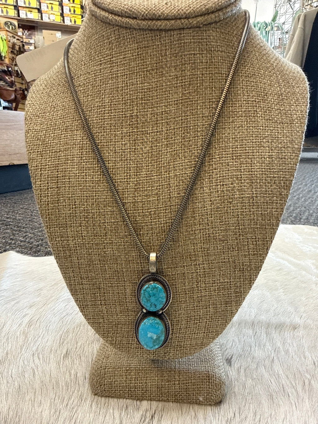 2 Stone Necklace 018427