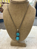 2 Stone Necklace 018427