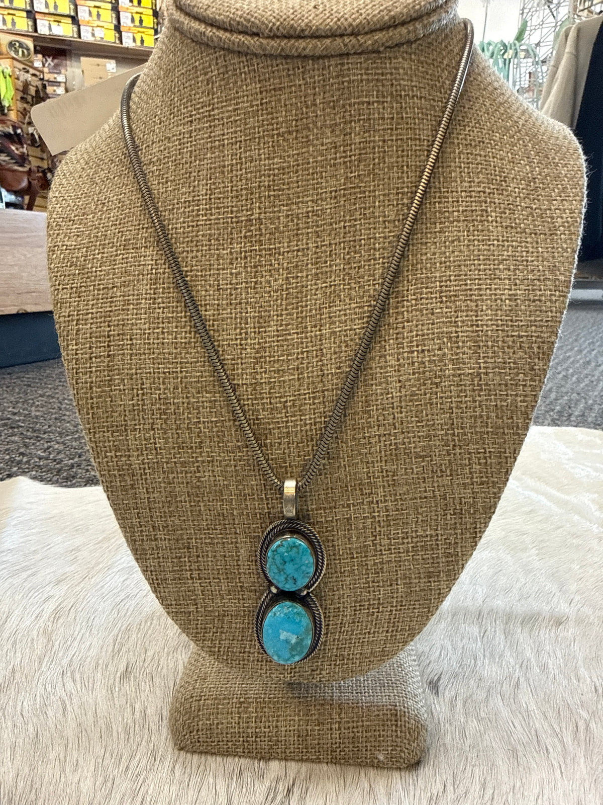 2 Stone Necklace 018427
