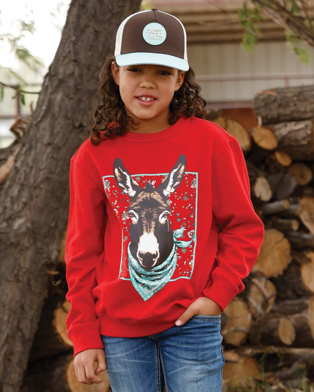 CRUEL DENIM GIRLS CREWNECK SWEATSHIRT CWK8002006