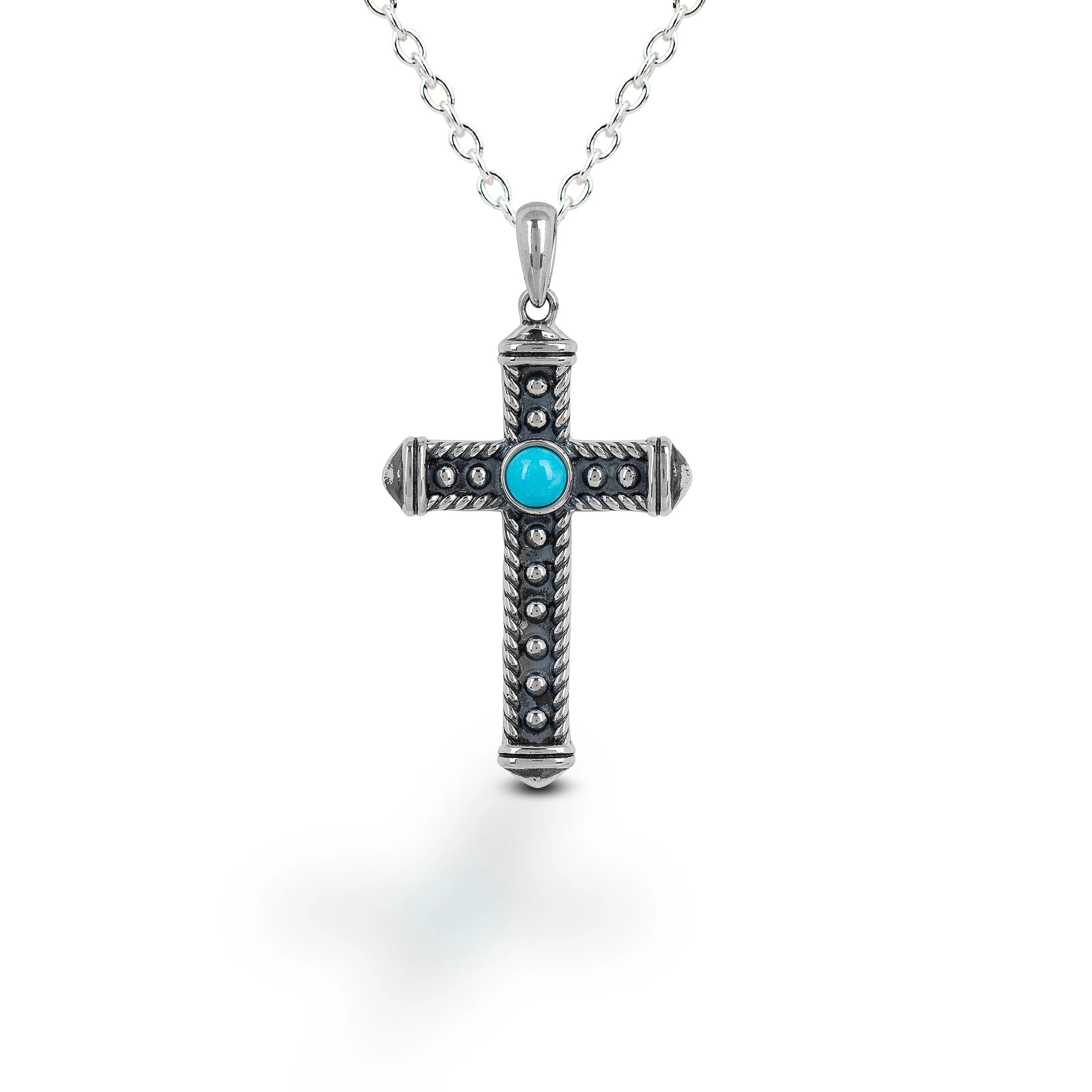 KH-P5571 Southwest Cross Pendant Necklace