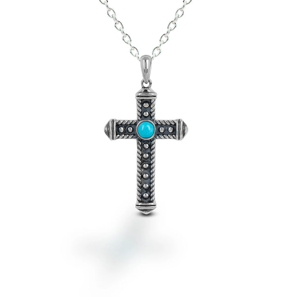 KH-P5571 Southwest Cross Pendant Necklace
